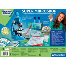 Clementoni Naukowa Zabawa Lab 50755 – Super-Mikroskop