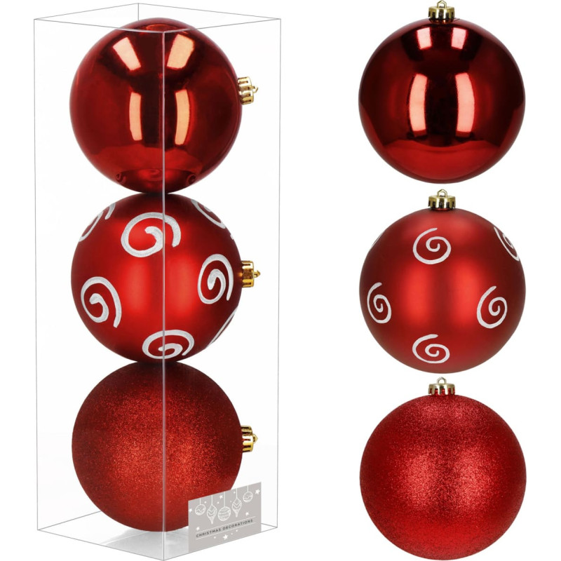 Springos Christmas Tree Decoration Set CA1364, 3 pcs.