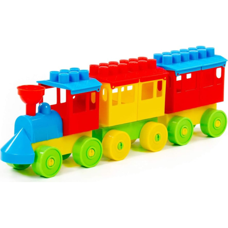 Polesie Train with two wagons 27 pcs