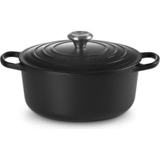 Le Creuset Čuguna katls apaļ&scaron; &Oslash;34cm / 12L matēti melns