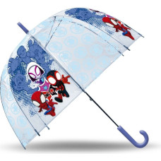Kids Euroswan - Akcesoria Licencyjne TRANSPARENT BELL UMBRELLA 46C SPIDEY