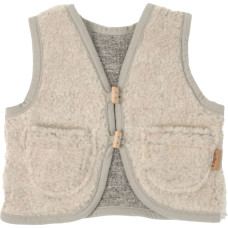 Wool baby vest Nevada 134/140 beige