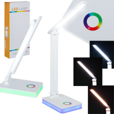 LED galda lampa salokāma touch USB