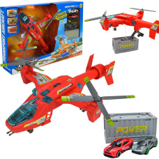 HELIKOPTER TRANSPORTOWY Z AUTAMI ŚWIATŁO