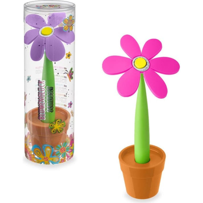 Trendhaus Good Feelings 6 - Flower Pen with Flowerpot Holder (1 pc., 2 designs)