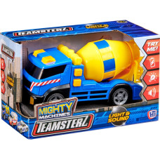 Teamsterz Mighty Machines Cement mixer with light and sound, 12,5 cm