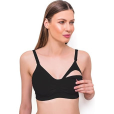 Babyono the bra for nursing mothers C70-75, black 506/21