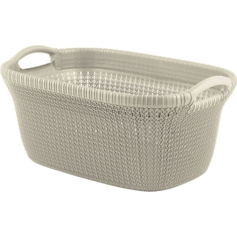 Curver Veļas grozs Knit 40L 59,5x38,5x27cm balts