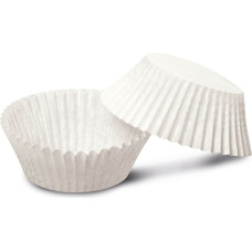 Guardini Kēksiņu papīra formiņas 100 gab. baltas Easy Bake Bio Ø4,5x2,3cm