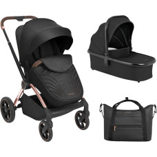 Stroller 2in1 with carrycot Kara Black