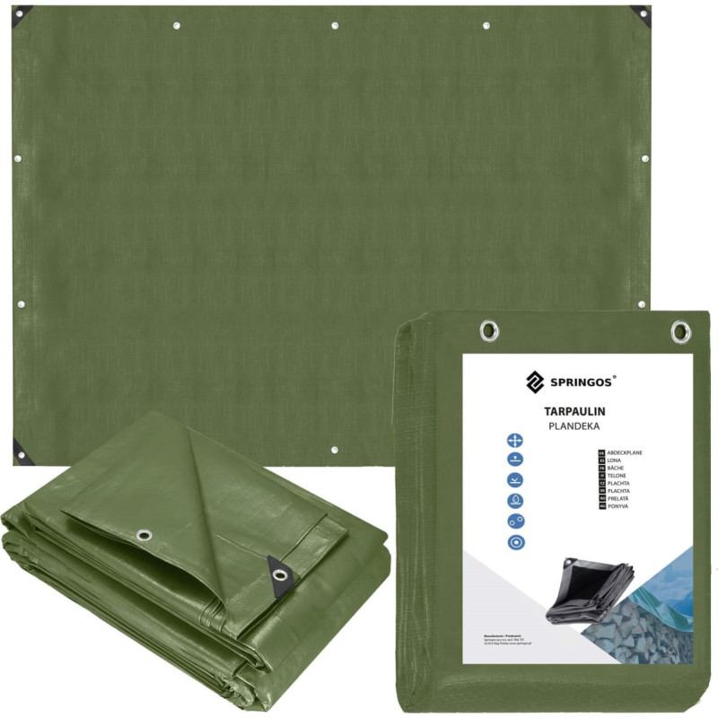 Springos Tarpaulin Springos GA2129 4x7m 120g/m2