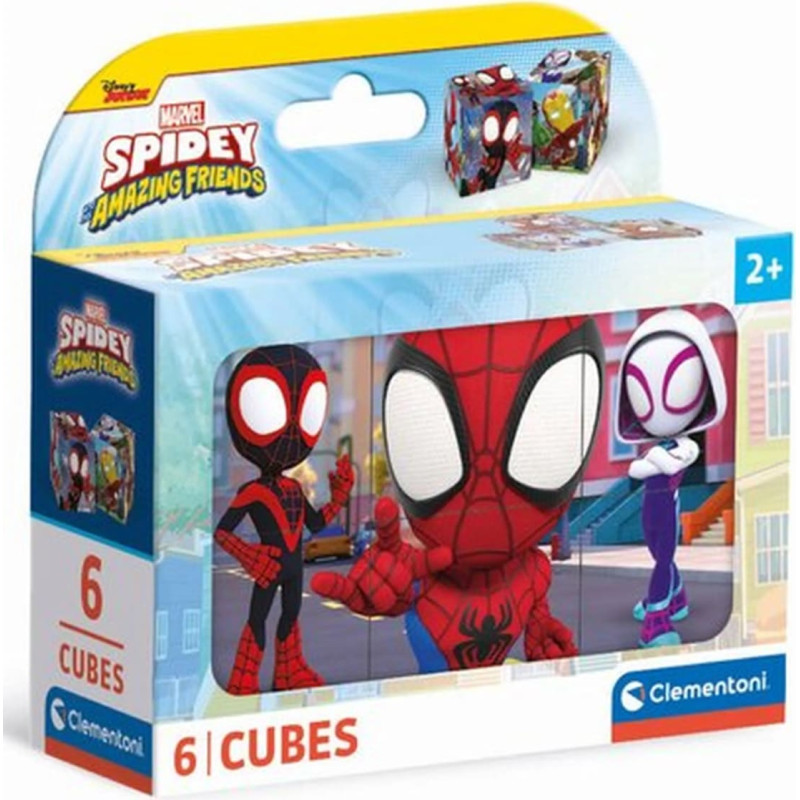 Clementoni pusle Spidey kuubik 6 tk