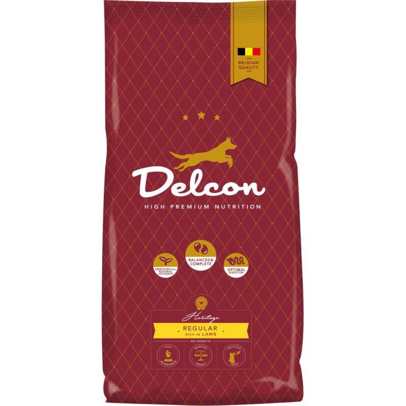 Delcon Food for adult dogs REGULAR rich in lamb / 3 kg
