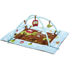 Ludi activity play mat, blue owl