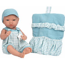 Arias doll in blue gingham clothes, boy, 38 cm