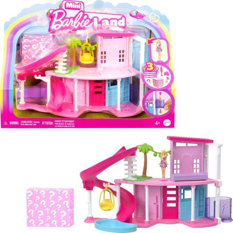 Barbie Mini Dreamhouse with Surprise HYF44 HYF45