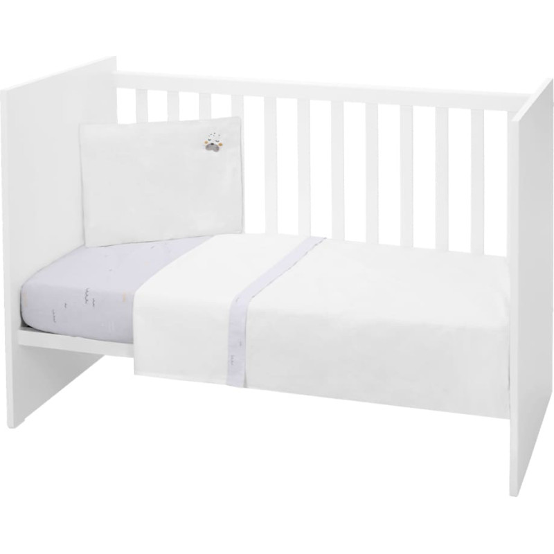 KIKKABOO Bettwäsche-Set, 3-tlg., EU Style 70/140 Seally Me