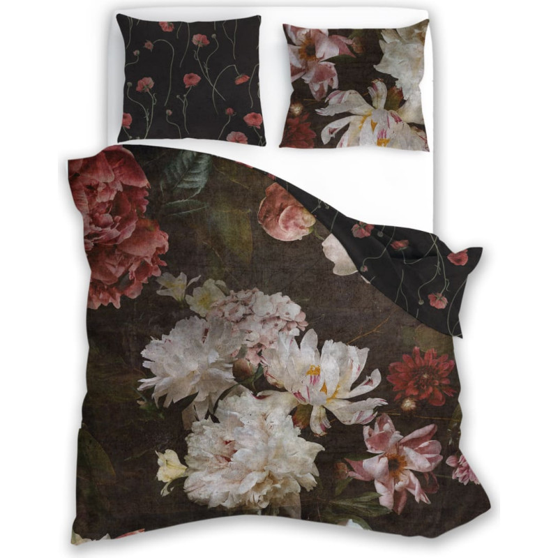 BEDDING SET 40X200+70X90 NOBILE 006 SATYNA BAW.FOTOPRINT.