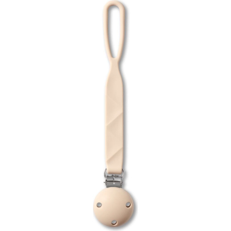 Babyono soother holder silicone beige1469/03