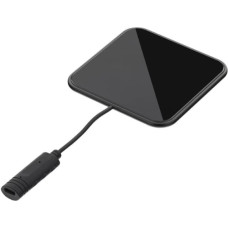 Tellur Qi Ultra-Slim Wireless Fast Charging Pad WCP03, 10W, Qi Certified, Tempered Glass Black