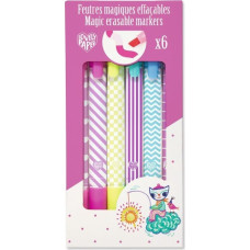 Djeco 6 magic erasable markers