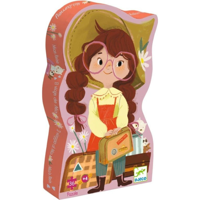 Djeco Silhouette puzzles - Mia's Journey - 36 pcs