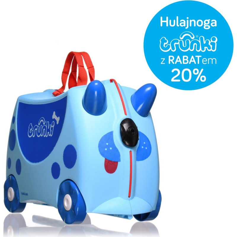 Trunki TRU-0063 Rollkoffer Hund