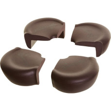 Dreambaby LARGE ROUNDED EDGE CORNER CUSH 4PK BROWN