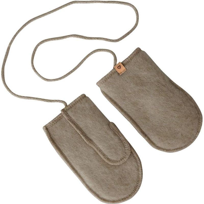Wool kiddy hand muff Sierra 1-3y brown