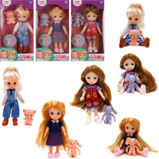 LALKA DZIEWCZYNKA Z PRZYTULANKĄ 3 WZORY