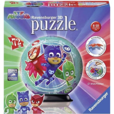 Ravensburger Round 3D Puzzle, 72 pcs, PJ Masks