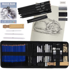 Eskicēšanas zīmuļu mākslas komplekts 54 gab.