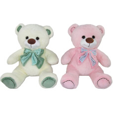 MIŚ PASTELOWY Z KOKARDKĄ SIEDZĄCY 2 KOL