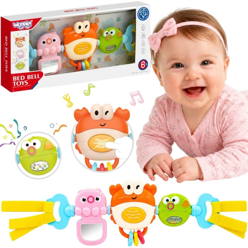 Woopie 59431 Zawieszka do w&oacute;zka ł&oacute;żeczka sensoryczna