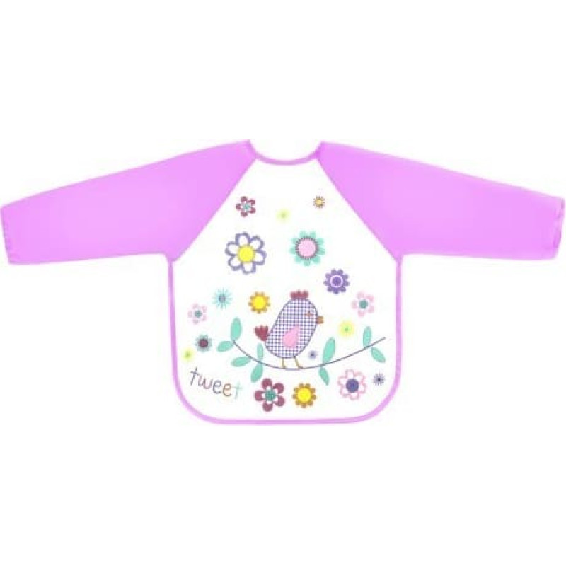 Cerat bib with sleeves Bird, BOC0570