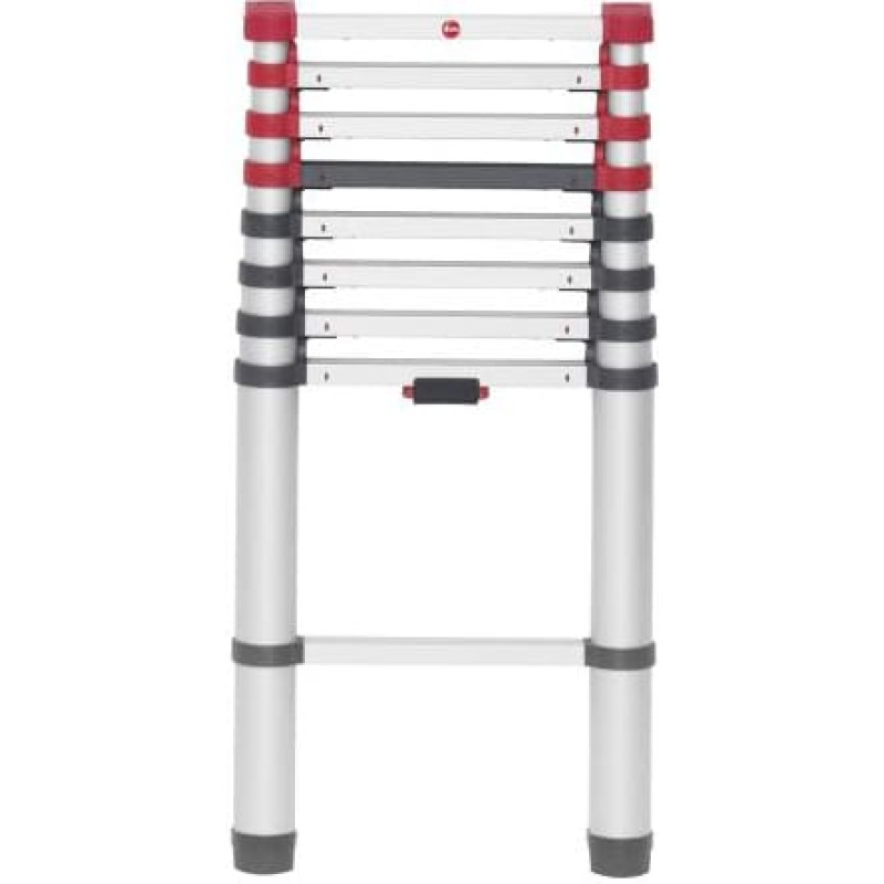Hailo Kāpnes teleskopiskās T80 FlexLine / alumīnija / 9 pakāpieni
