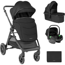 Stroller 3in1 with carrycot Ava Black