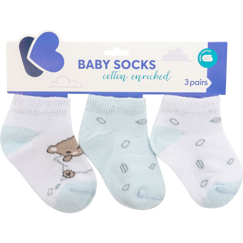 Baby summer socks Dream Big Blue 2-3y