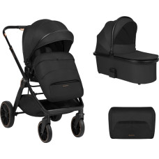 Stroller 2in1 with carrycot Tiffany Black 2024