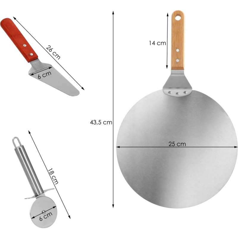 Springos Pizza set Springos KI0061 30 cm