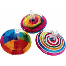 Svoora - Mini Retro Spinning Tin Top - Fantasy (1 pc., 3 designs)