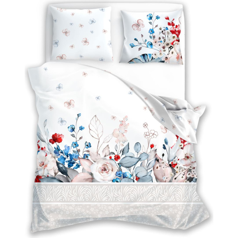 BEDDING SET TRENDY 014 140X200+70X90 COTTON.