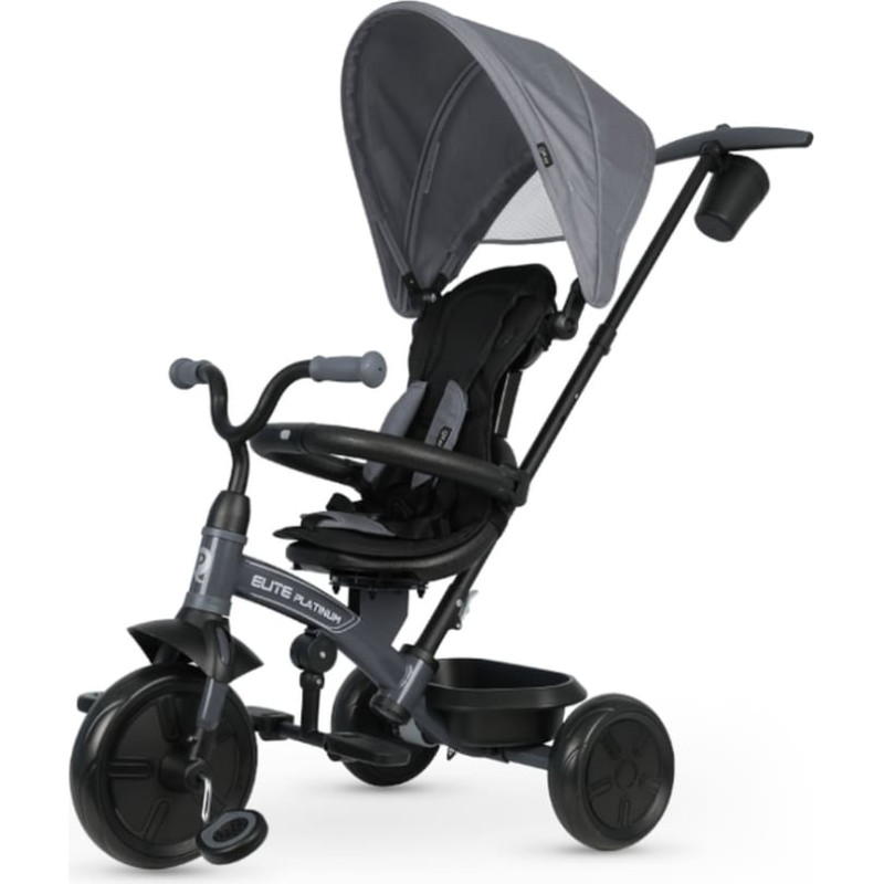 Qplay Rowerek Trójkołowy Elite Platinum Grey