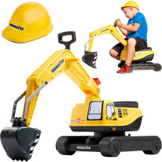 Falk grävmaskin Komatsu roterande, spade + hjälm