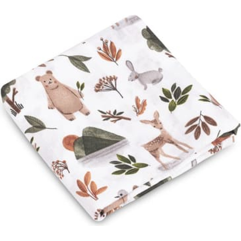 Sensillo Musselin-Puckdecke 120×120 – EG-0155