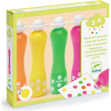 Djeco Colours - Large dot markers - Neon