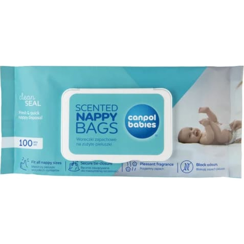 Canpol 70/003 Woreczki zapachowe na zużyte pieluszki 100szt