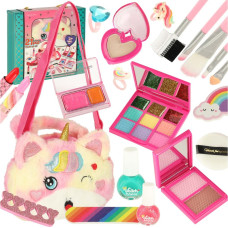 Make-up-Set in Handtasche mit Nagellacken – 21-teilig