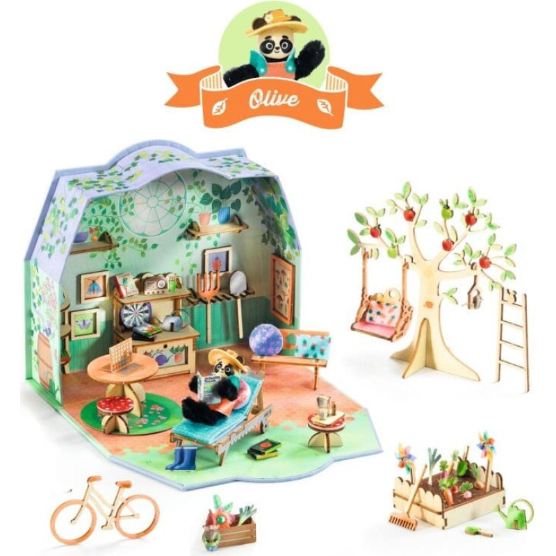 Djeco DIY - Mi House - Olive