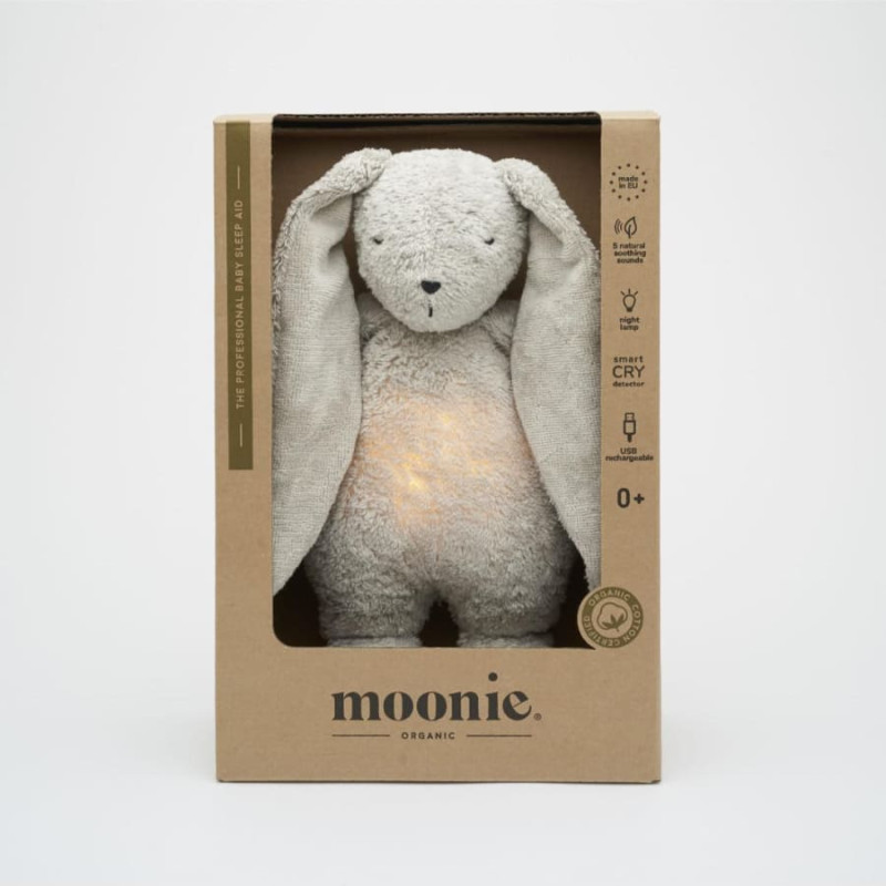 Moonie 2.0 Organic Humming Bunny Grey